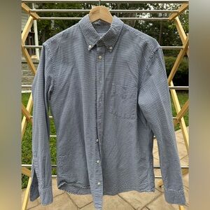 Everlane Slim Fit Oxford Button-Down | Men’s Medium | Blue Gingham | Good Cond.